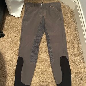 Women’s Grey Full Seat Riding Breeches